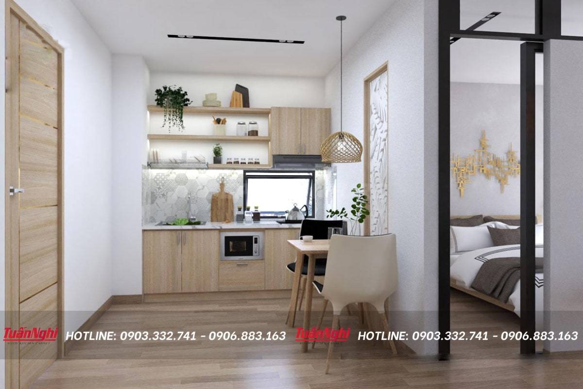 40+ Mẫu tủ bếp cho chung cư nhỏ hiện đại nhất 2023 157 tủ bếp chung cư