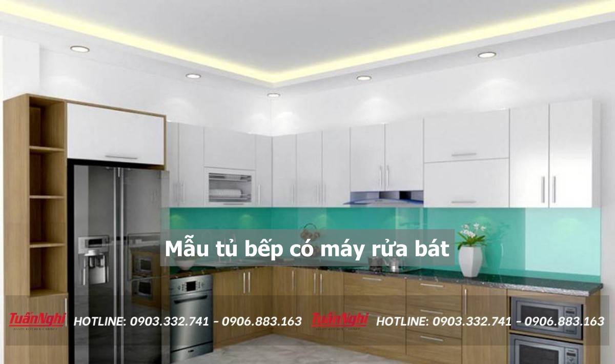 20+ Mẫu Tủ Bếp Có Máy Rửa Bát Hiện Đại Tiện Dụng 2023 71 mẫu tủ bếp có máy rửa bát