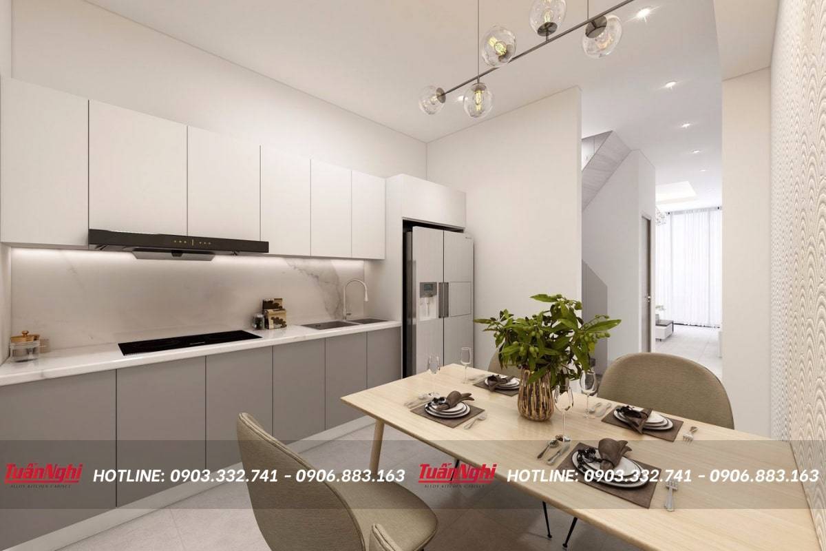 40+ Mẫu tủ bếp cho chung cư nhỏ hiện đại nhất 2023 154 tủ bếp chung cư