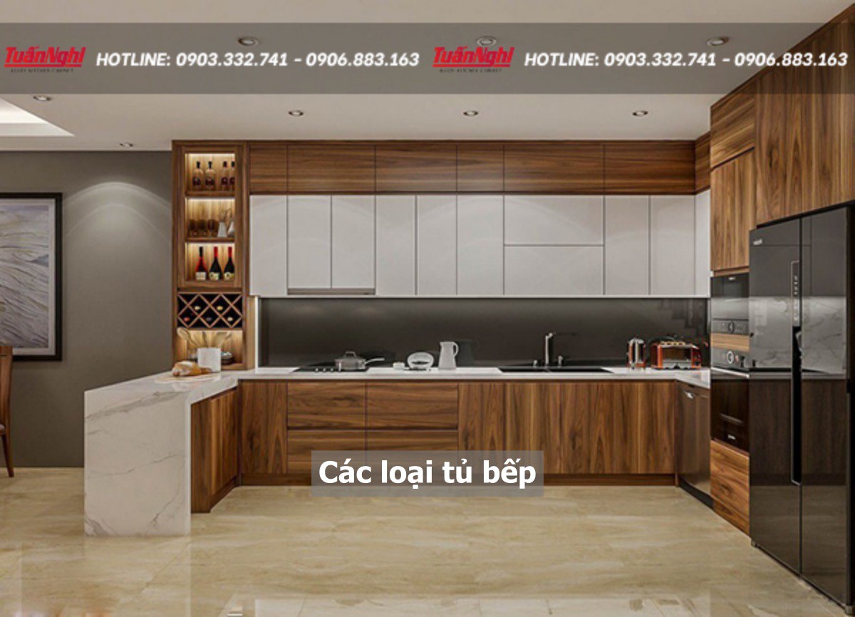 Các loại tủ bếp