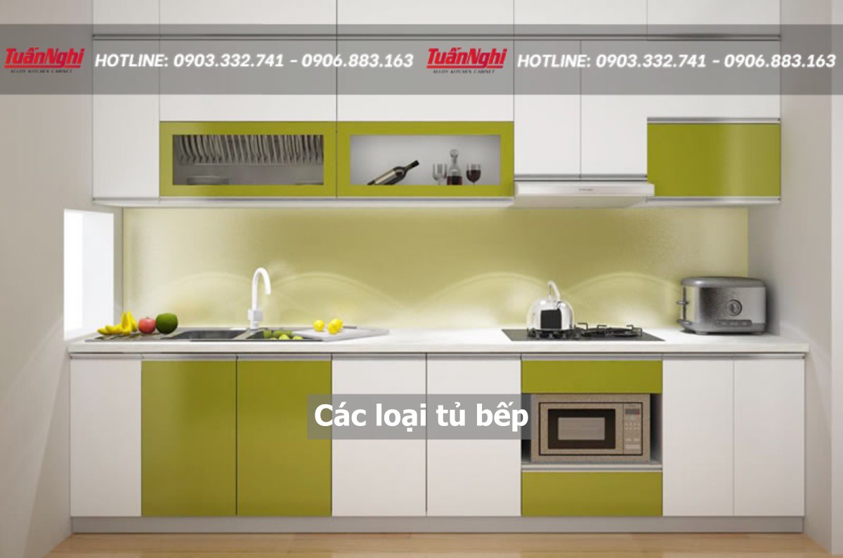Các loại tủ bếp