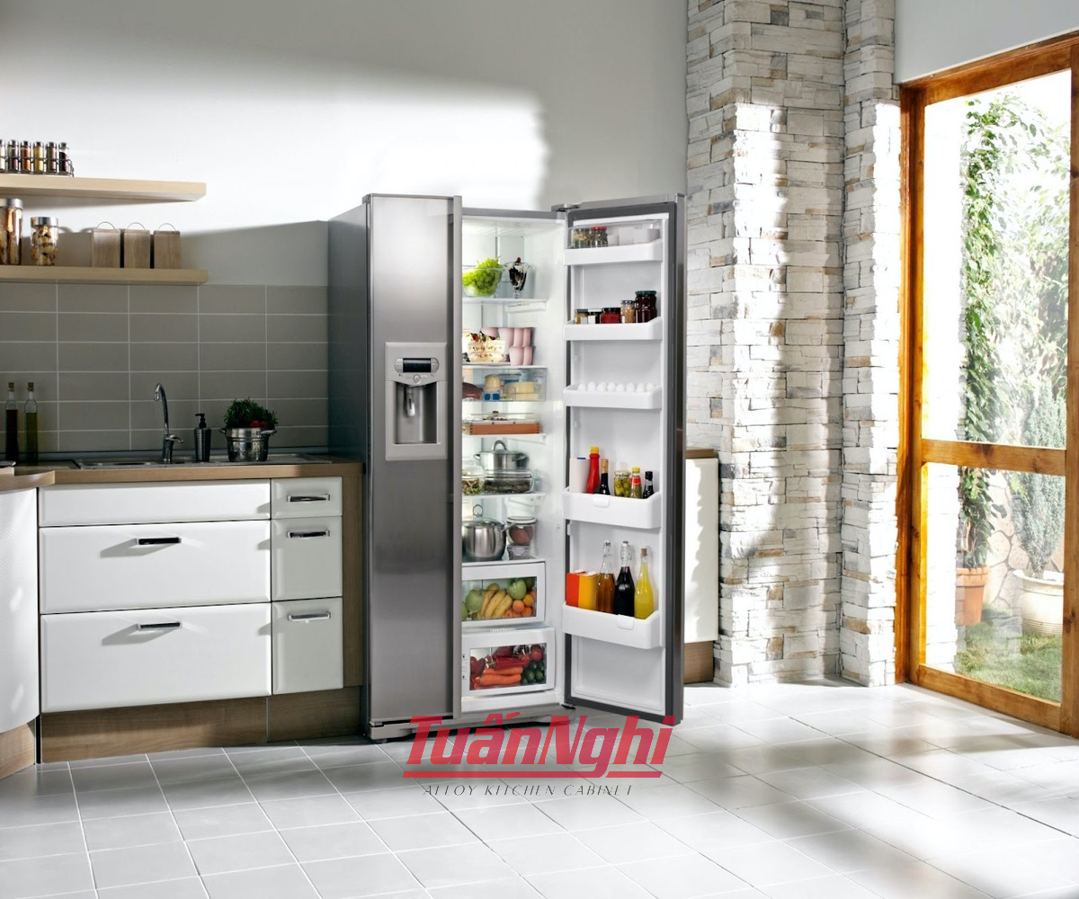 cách bố trí tủ lạnh trong bếp