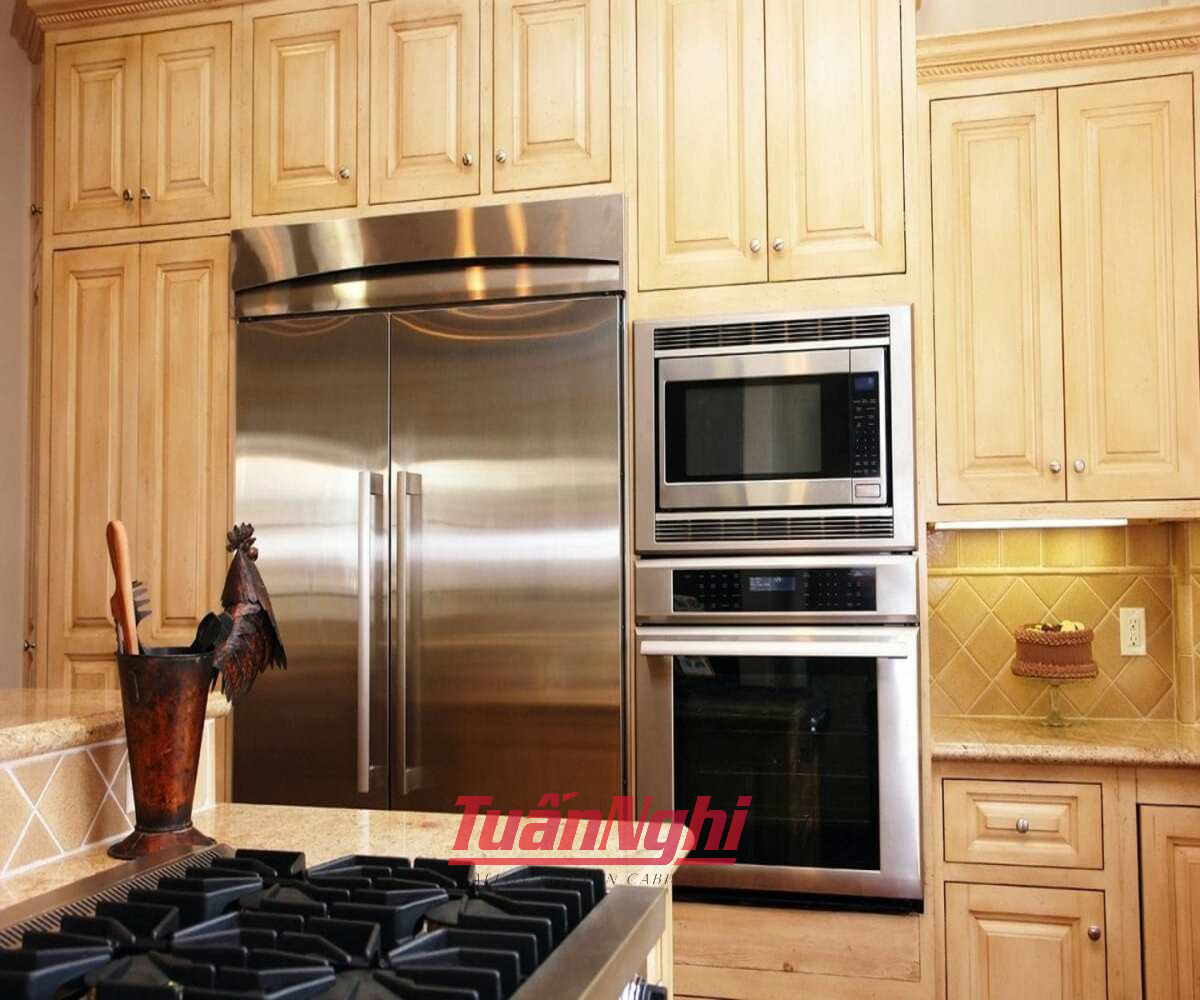 cách bố trí tủ lạnh trong phòng bếp