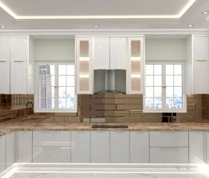 Mẫu Tủ Bếp 05 Kiểu Chữ I Bàn Đảo