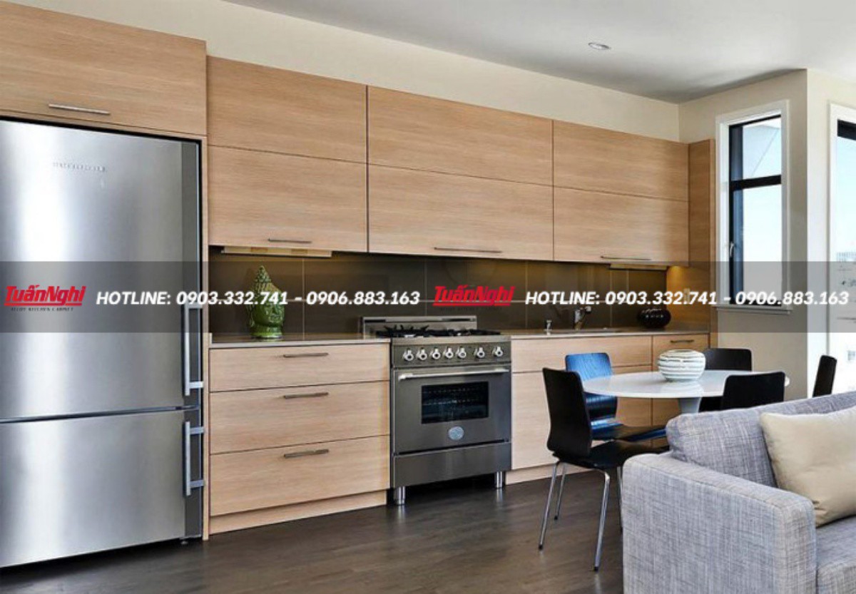 Mẫu tủ bếp đơn giản