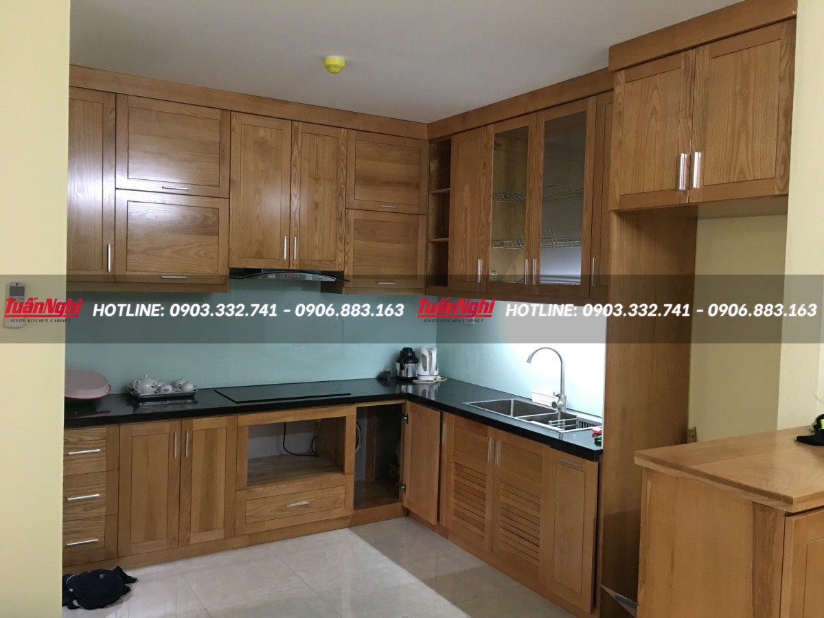 Mẫu tủ bếp đơn giản