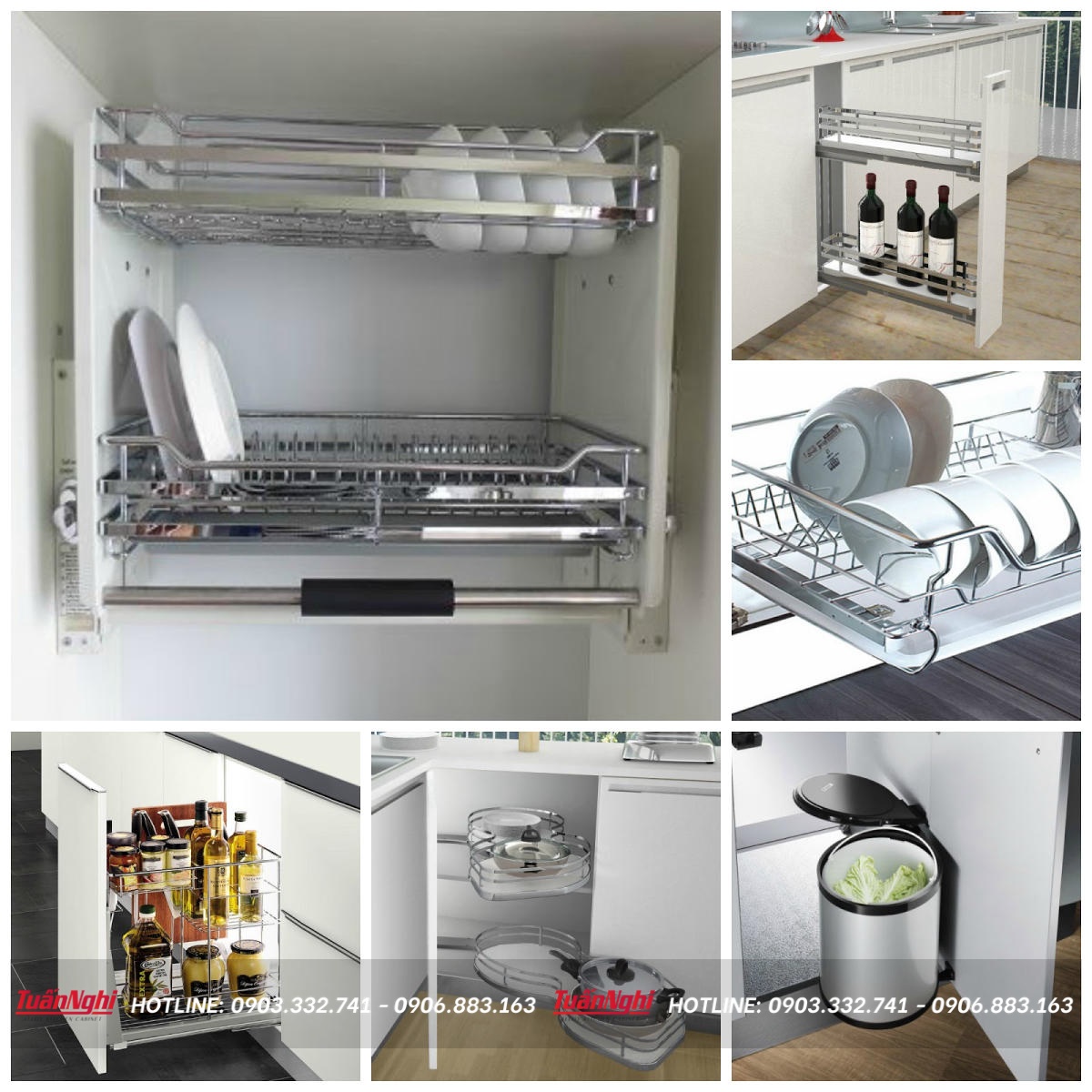 các phụ kiện tủ bếp