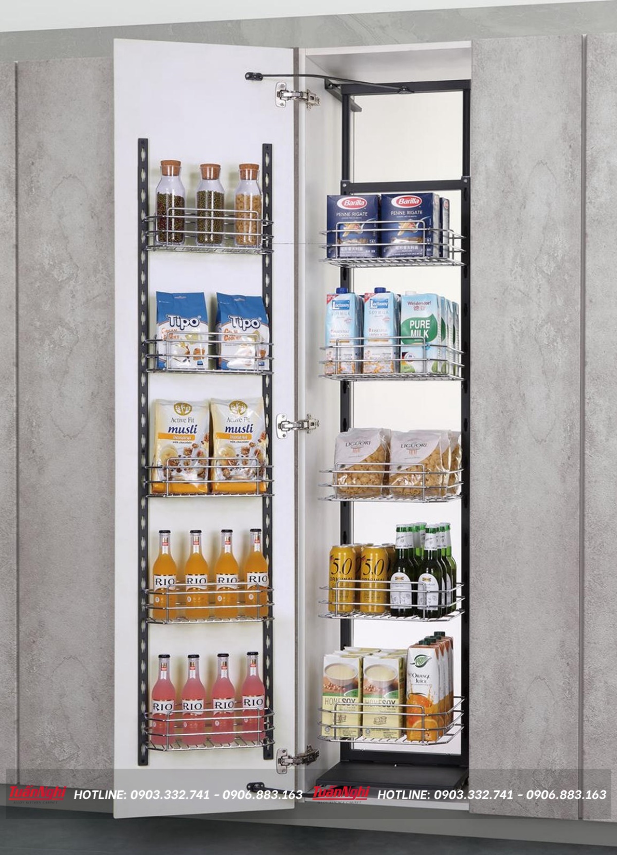 combo phụ kiện tủ bếp