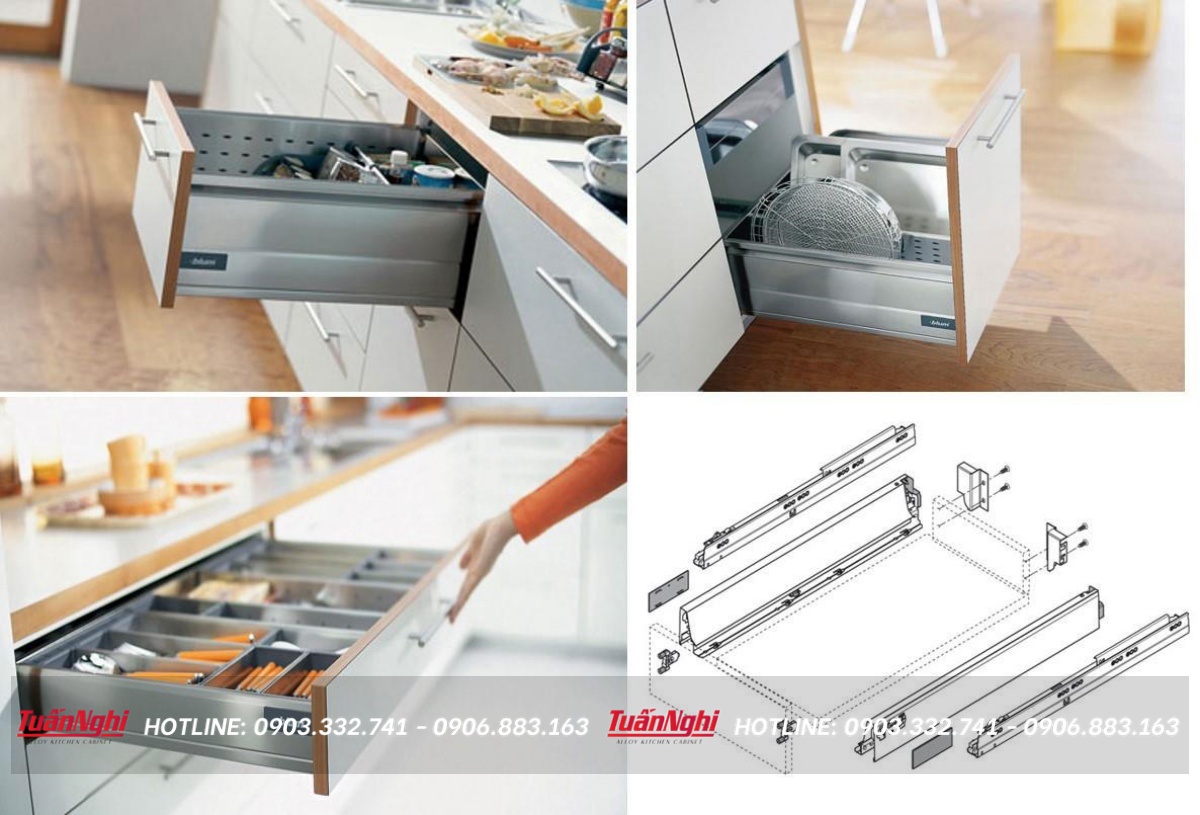 combo phụ kiện tủ bếp