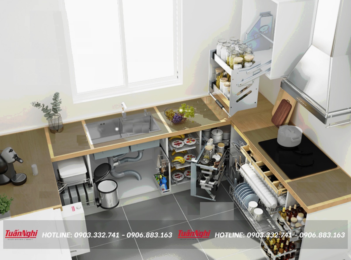 combo phụ kiện tủ bếp