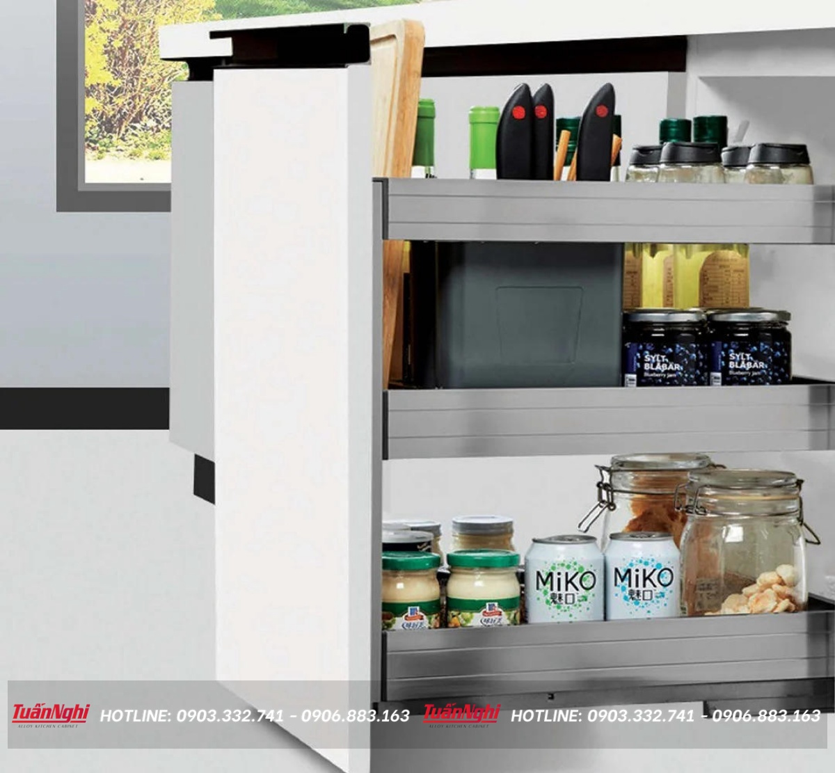 phụ kiện tủ bếp cao cấp
