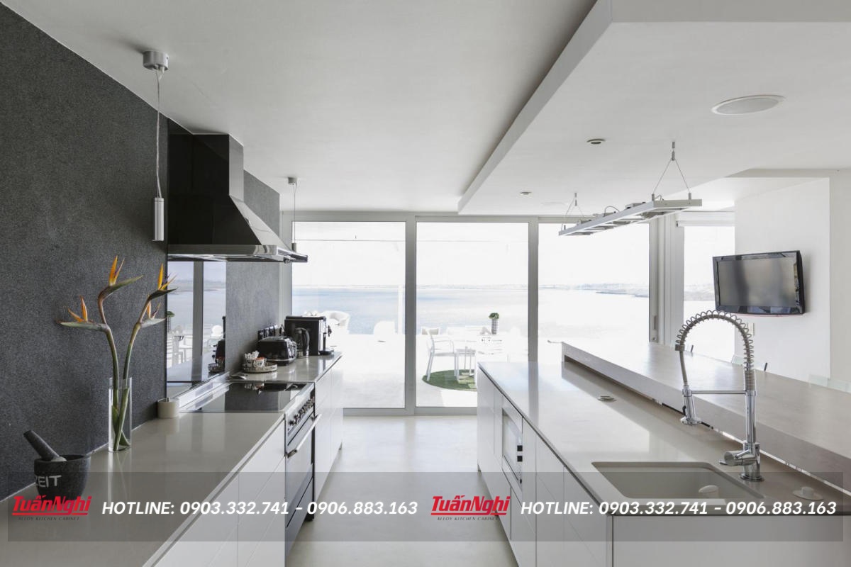 bố trí tủ bếp hợp lý