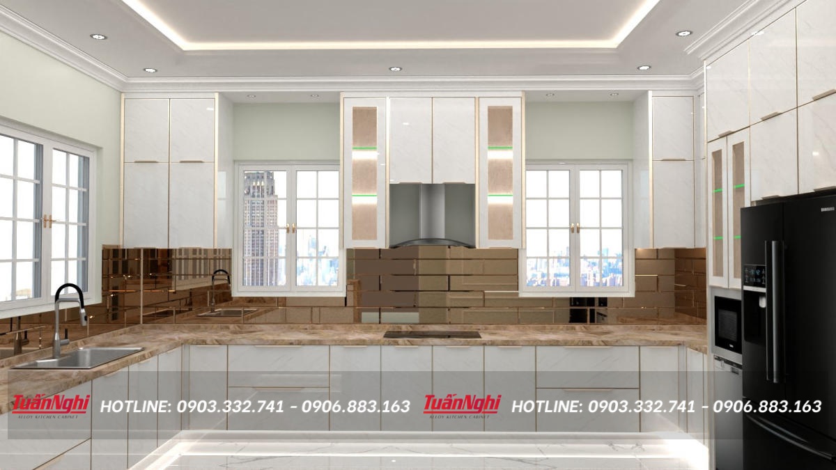 các loại tủ bếp hiện đại