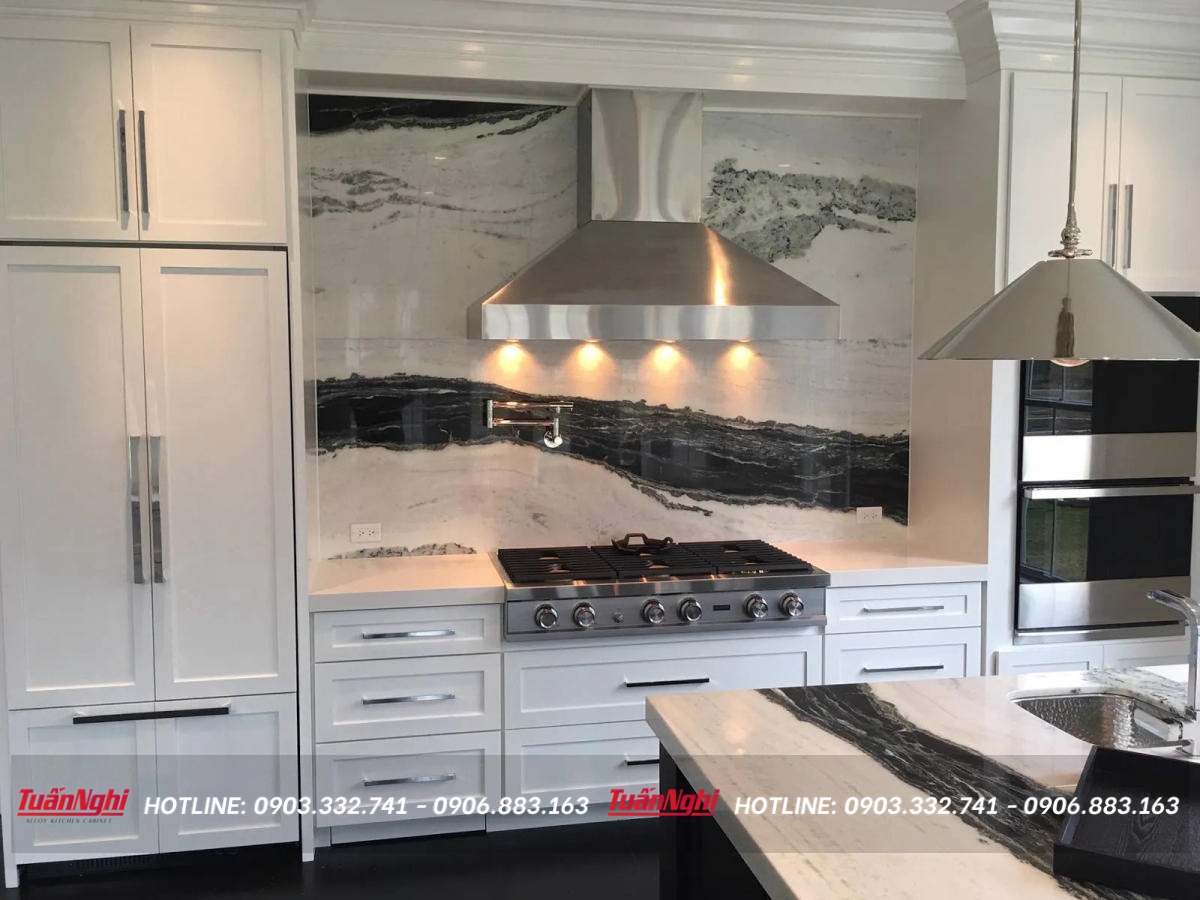 cách bố trí các ngăn tủ bếp