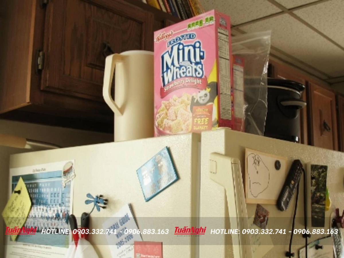 cách bố trí tủ lạnh trong bếp