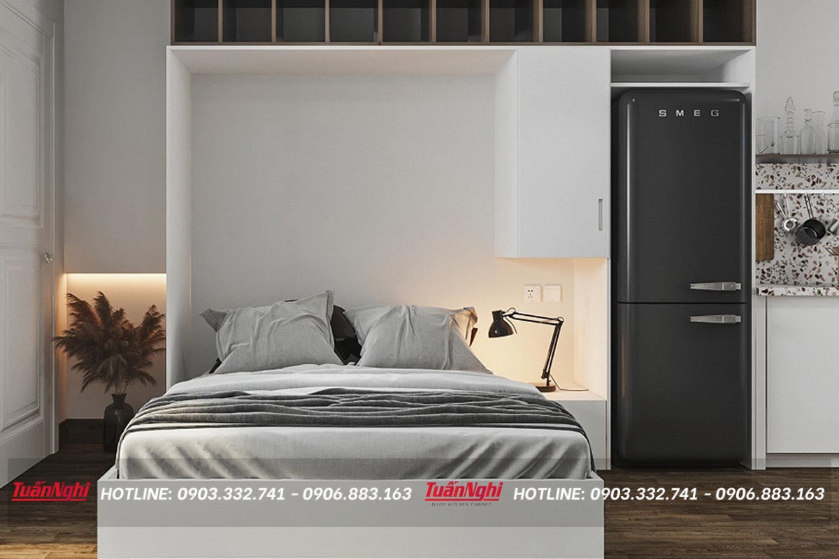 cách bố trí tủ lạnh trong phòng bếp