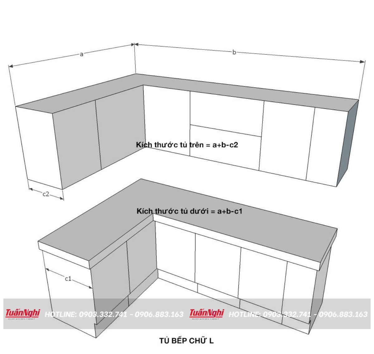 Cách tính giá tủ bếp nhôm kính chuẩn nhất 2023 8 cách tính giá tủ bếp