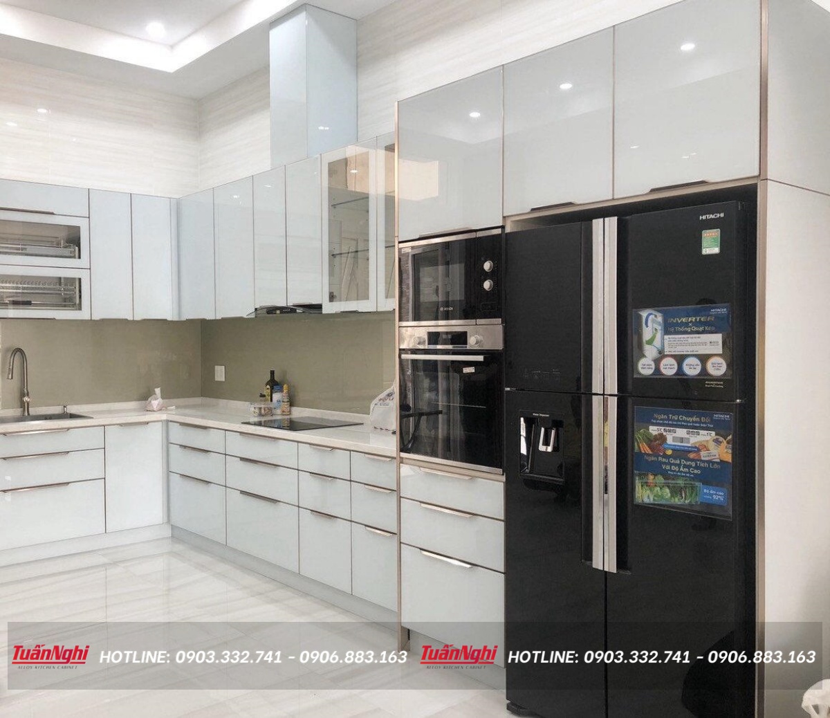 Cách tính giá tủ bếp nhôm kính chuẩn nhất 2023 10 cách tính giá tủ bếp