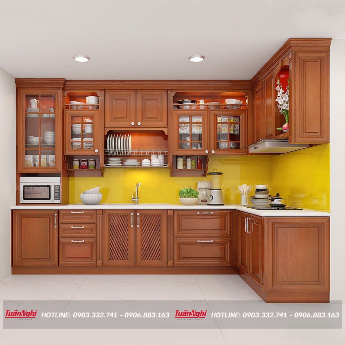 có nên đặt bếp giữa tủ lạnh và chậu rửa