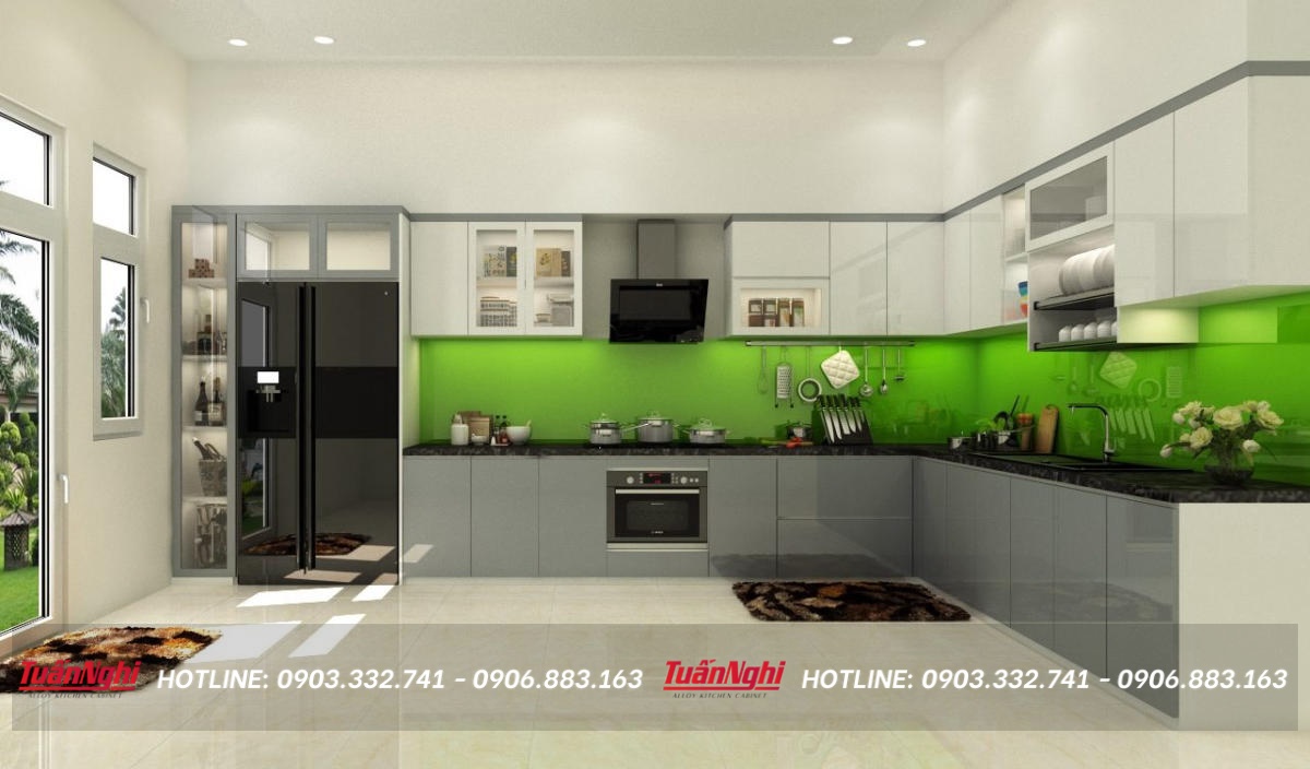 có nên làm tủ bếp bằng nhựa picomat