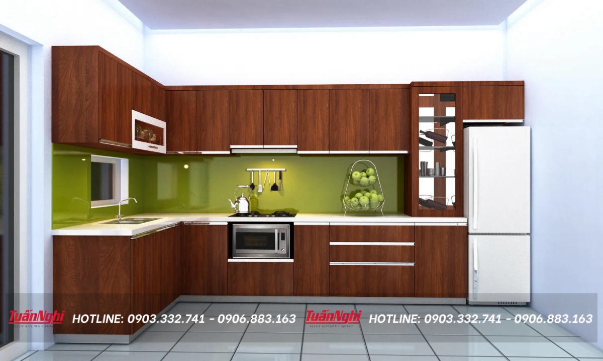 có nên làm tủ bếp bằng nhựa picomat