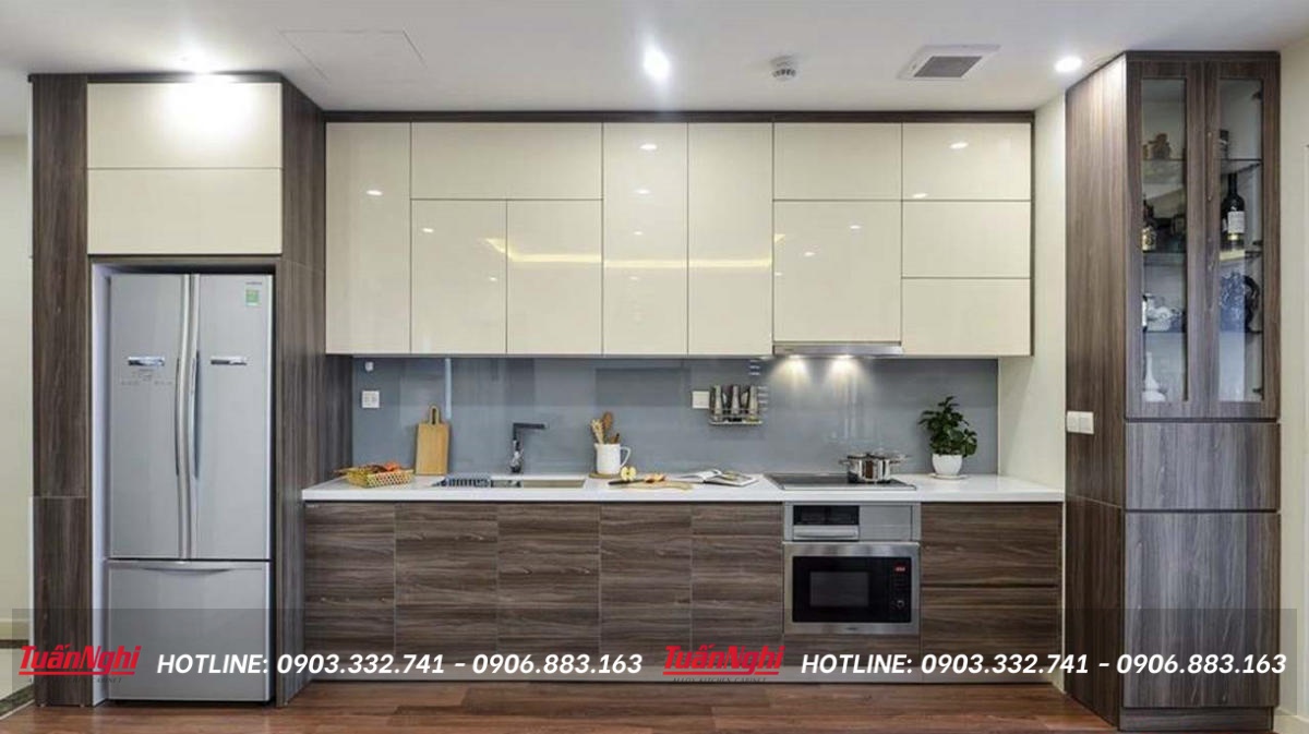 có nên làm tủ bếp bằng nhựa picomat