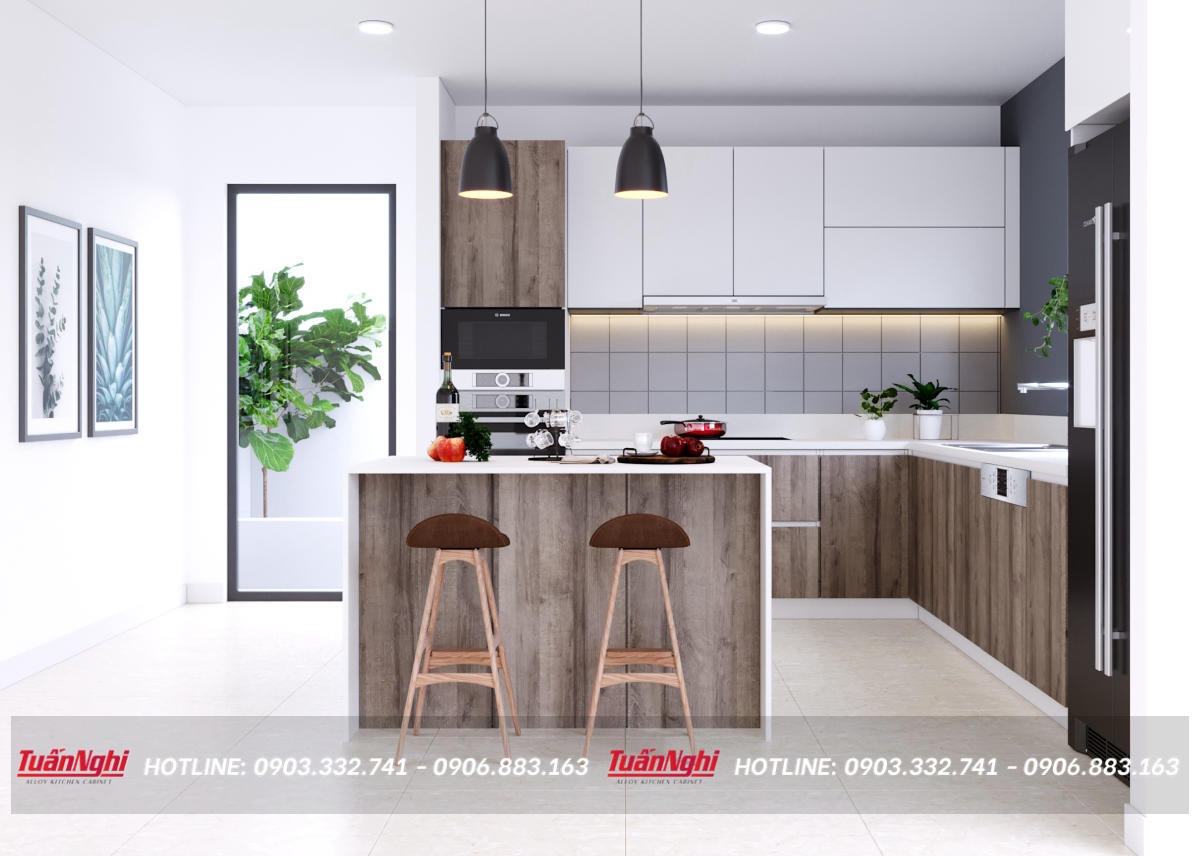 có nên làm tủ bếp bằng nhựa picomat