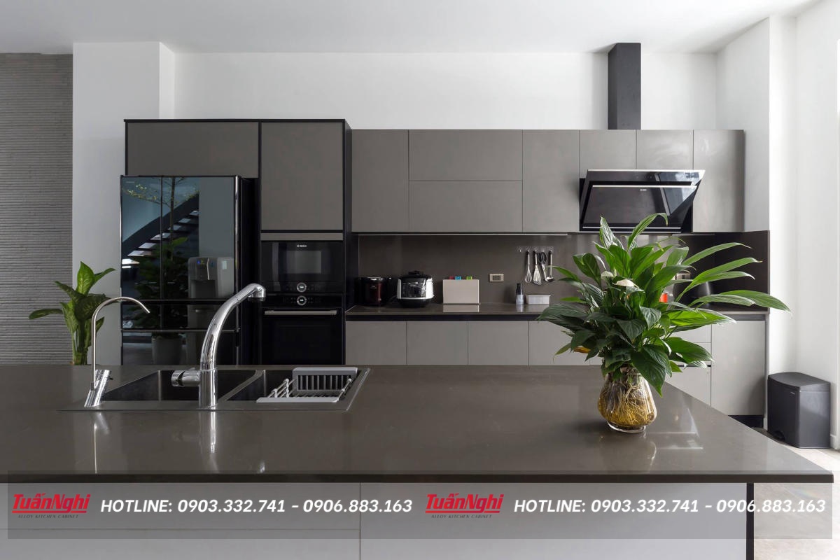 có nên làm tủ bếp bằng nhựa picomat