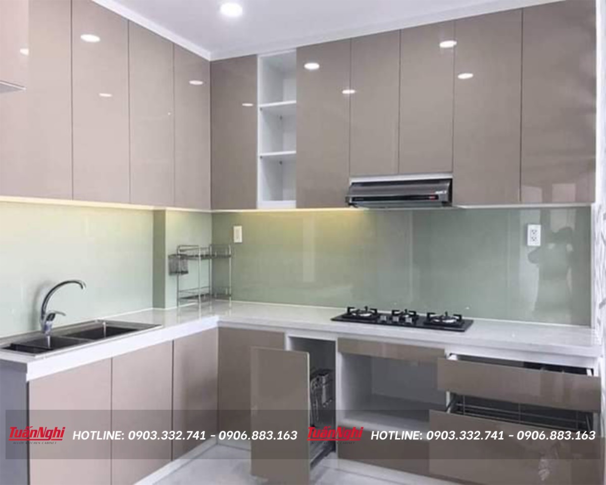 có nên làm tủ bếp bằng nhựa picomat