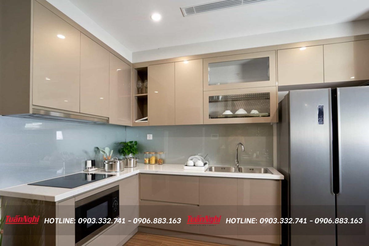 có nên làm tủ bếp bằng nhựa picomat