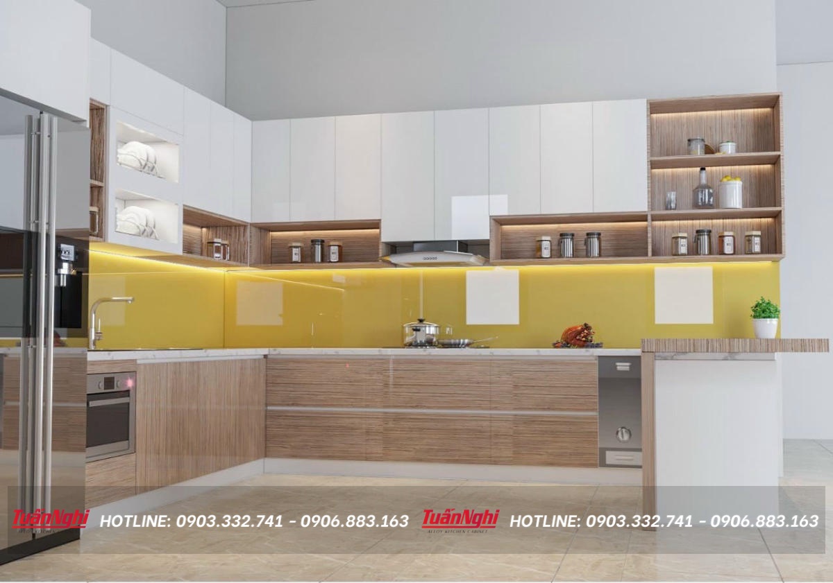 có nên làm tủ bếp bằng nhựa picomat