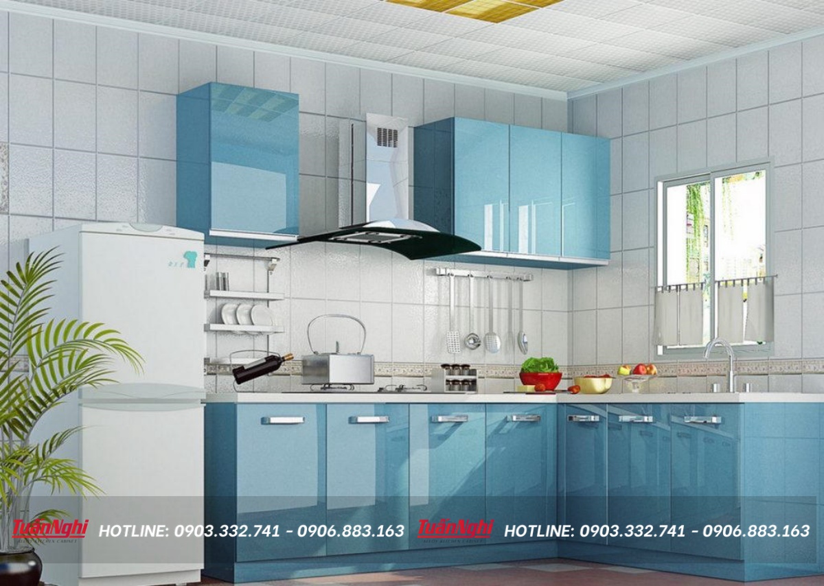 các kiểu tủ bếp treo tường