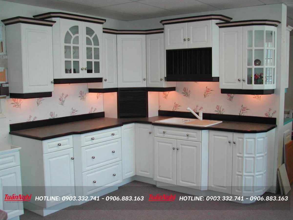 các kiểu tủ bếp treo tường