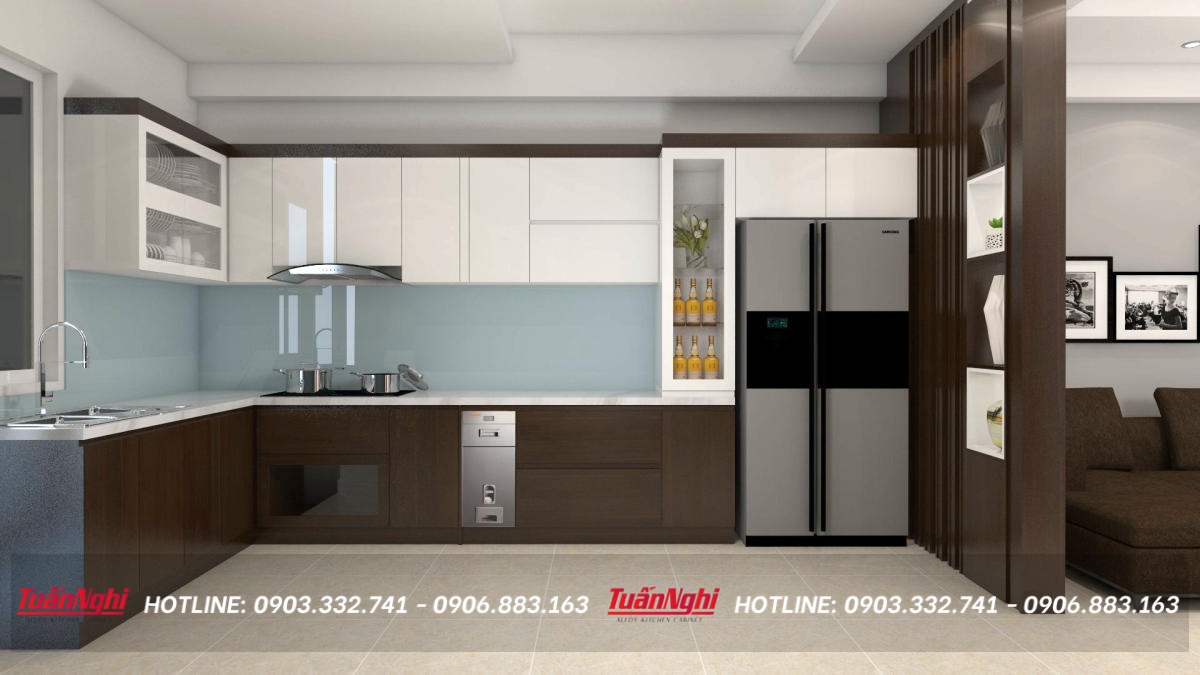 Kệ tủ treo tường nhà bếp