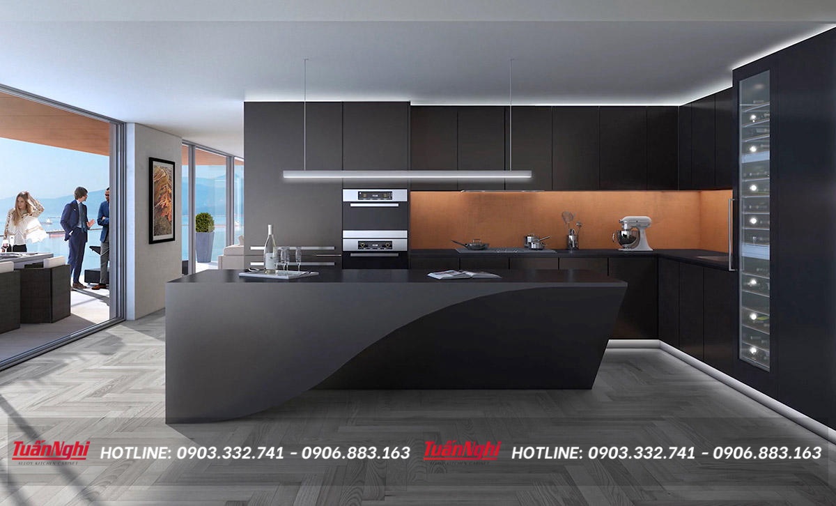 Cách chọn màu tủ bếp sang trọng, hợp phong thủy 43 màu tủ bếp