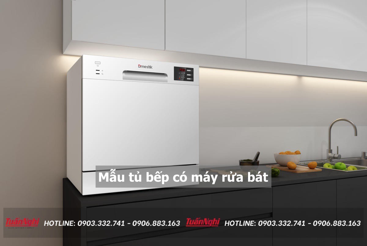 20+ Mẫu Tủ Bếp Có Máy Rửa Bát Hiện Đại Tiện Dụng 2023 96 mẫu tủ bếp có máy rửa bát
