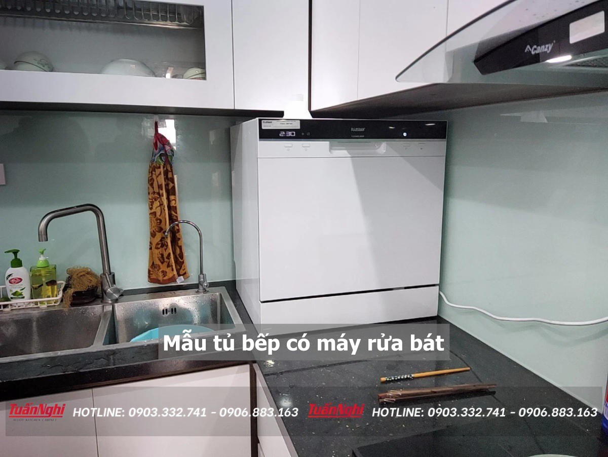 20+ Mẫu Tủ Bếp Có Máy Rửa Bát Hiện Đại Tiện Dụng 2023 98 mẫu tủ bếp có máy rửa bát