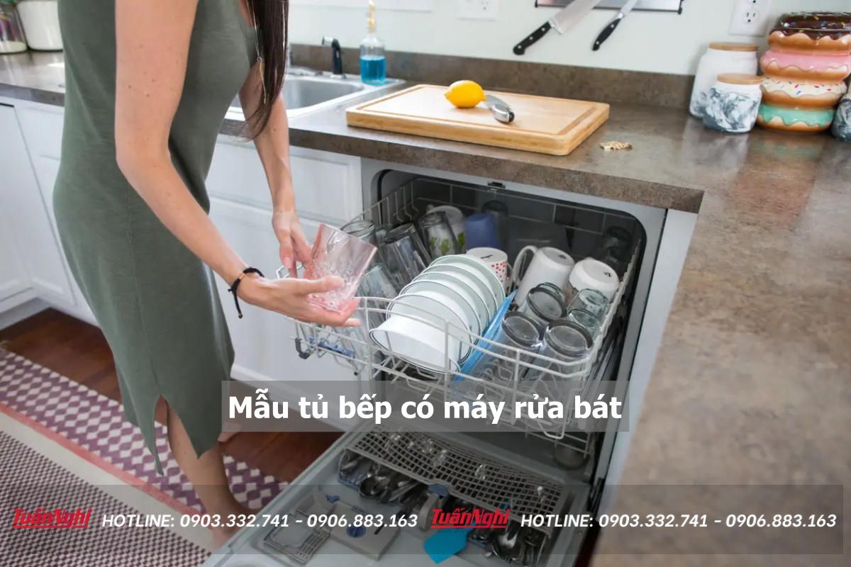 20+ Mẫu Tủ Bếp Có Máy Rửa Bát Hiện Đại Tiện Dụng 2023 100 mẫu tủ bếp có máy rửa bát