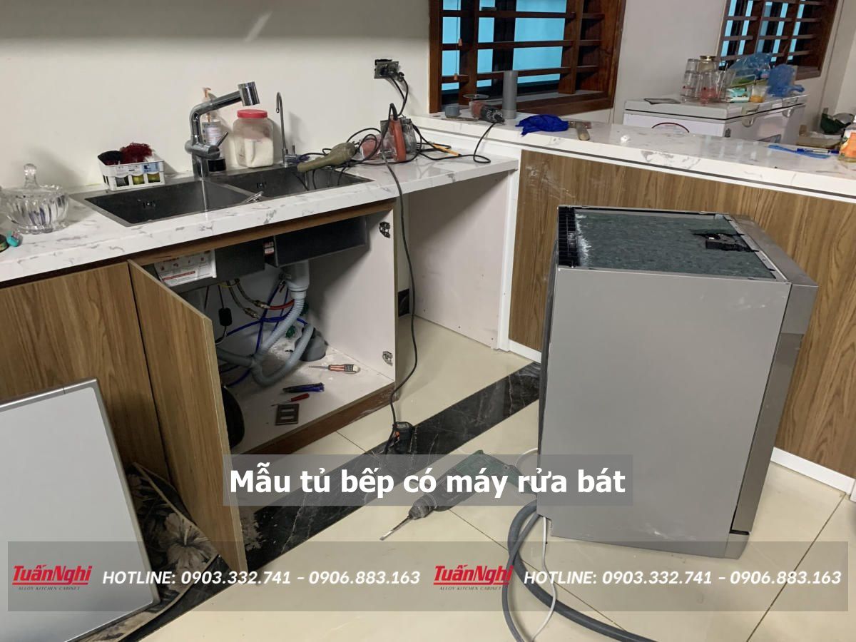 20+ Mẫu Tủ Bếp Có Máy Rửa Bát Hiện Đại Tiện Dụng 2023 101 mẫu tủ bếp có máy rửa bát