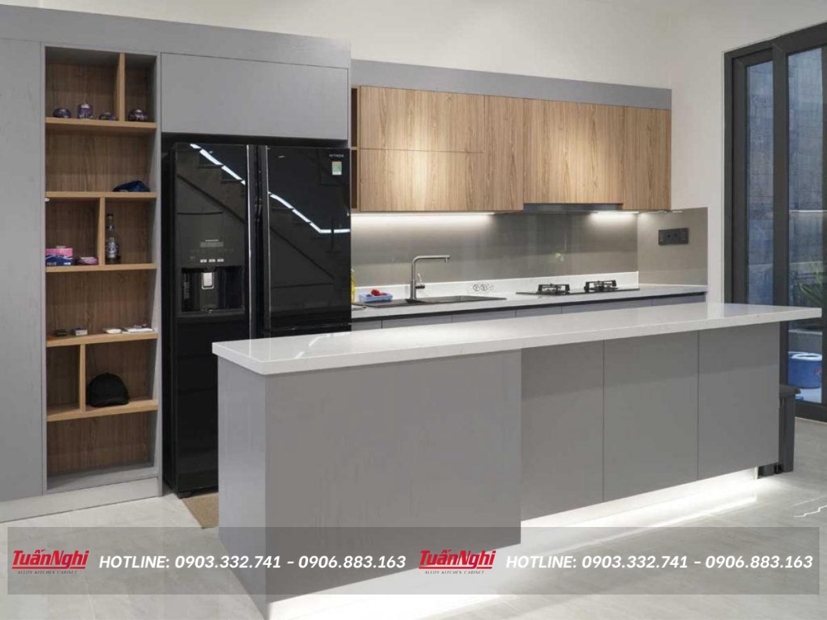 các mẫu tủ bếp đơn giản