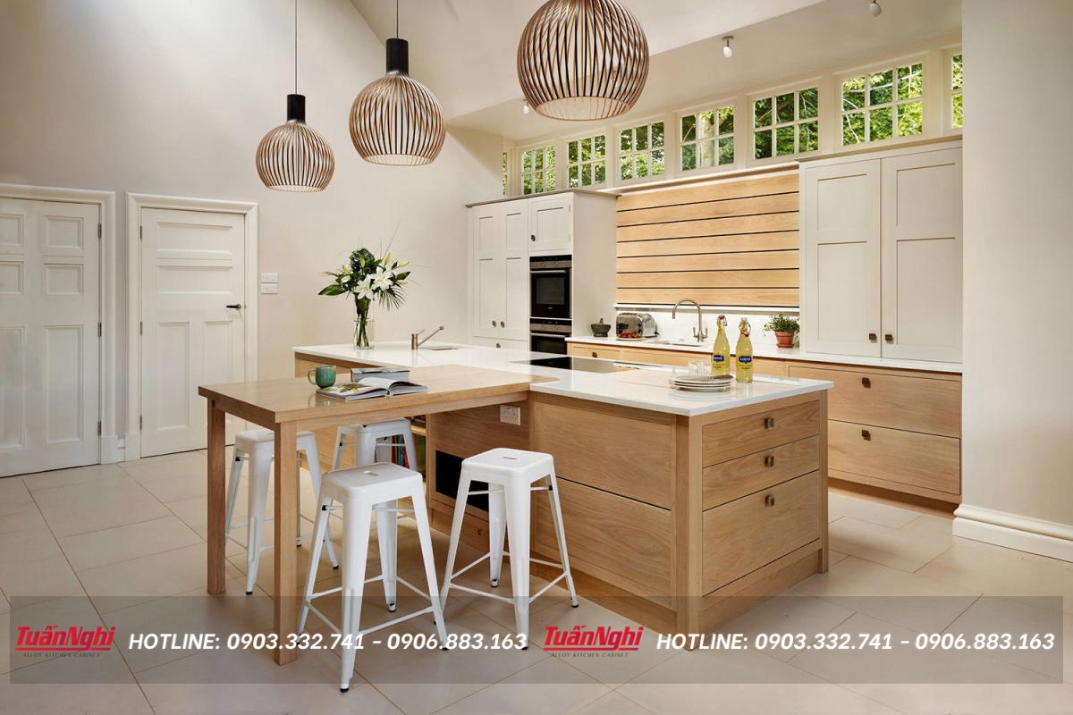 mẫu tủ bếp đơn giản