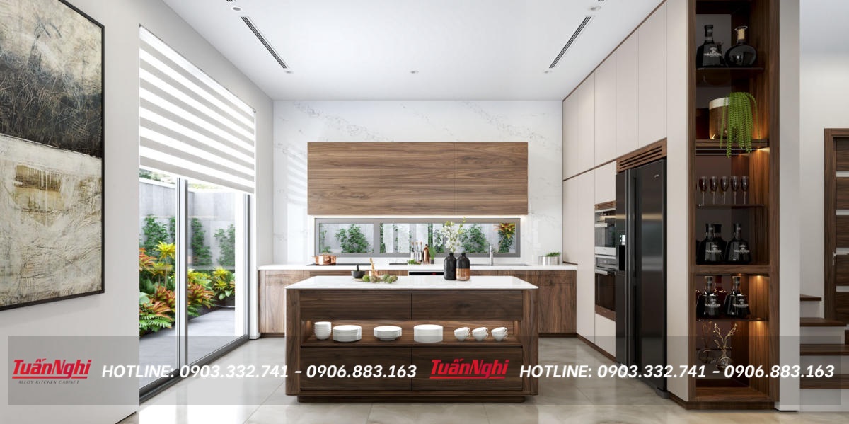 các mẫu tủ bếp đơn giản