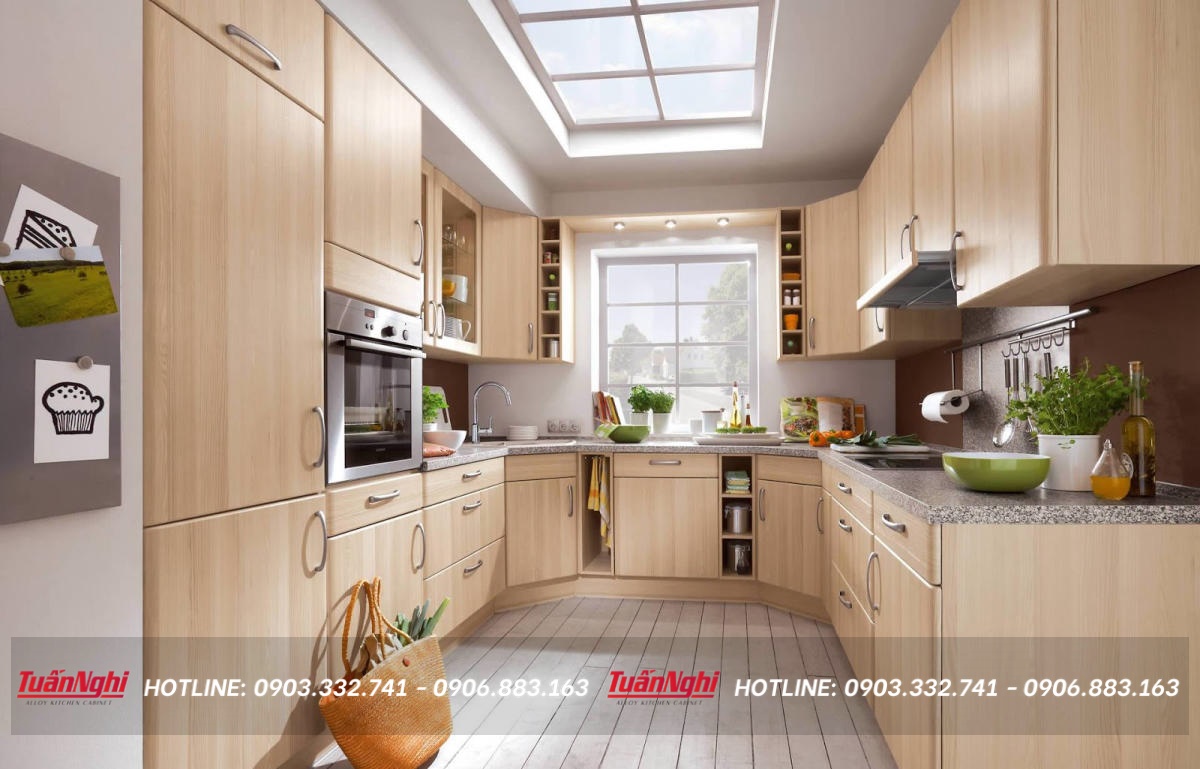 các mẫu tủ bếp đơn giản