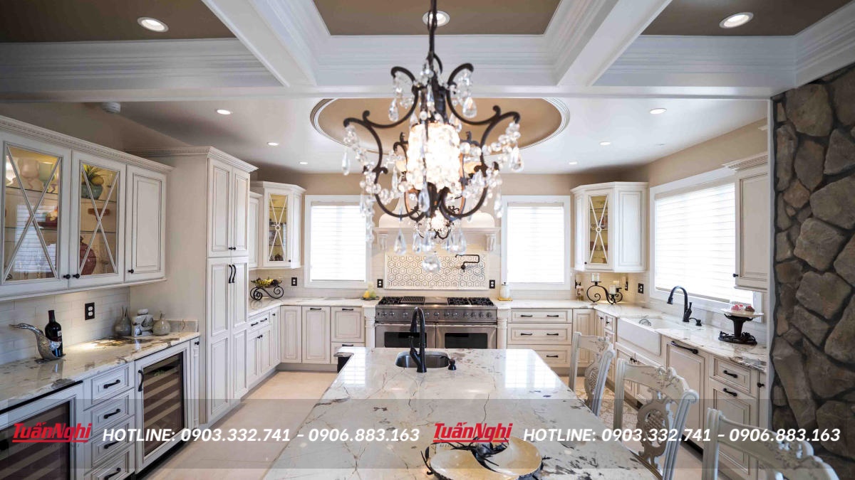 mẫu tủ bếp đơn giản đẹp