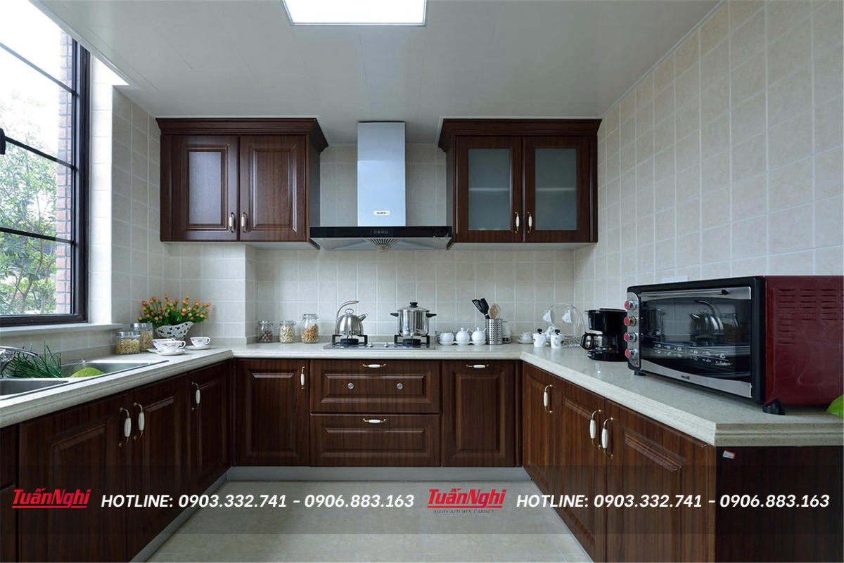 các mẫu tủ bếp đơn giản đẹp