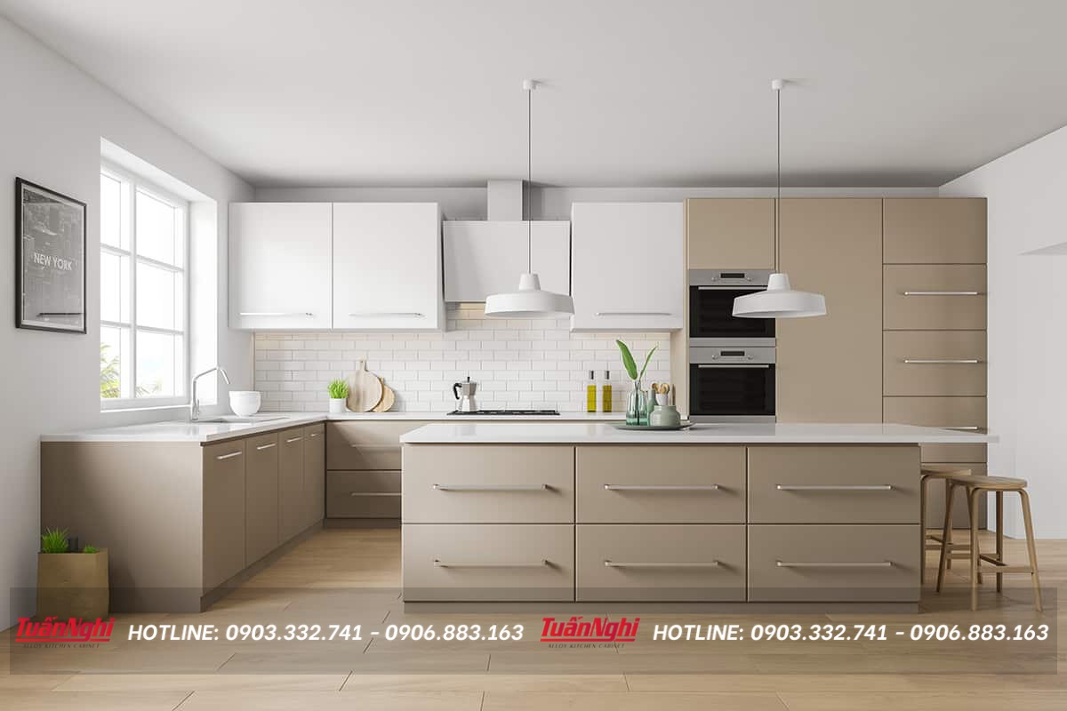 các mẫu tủ bếp đơn giản