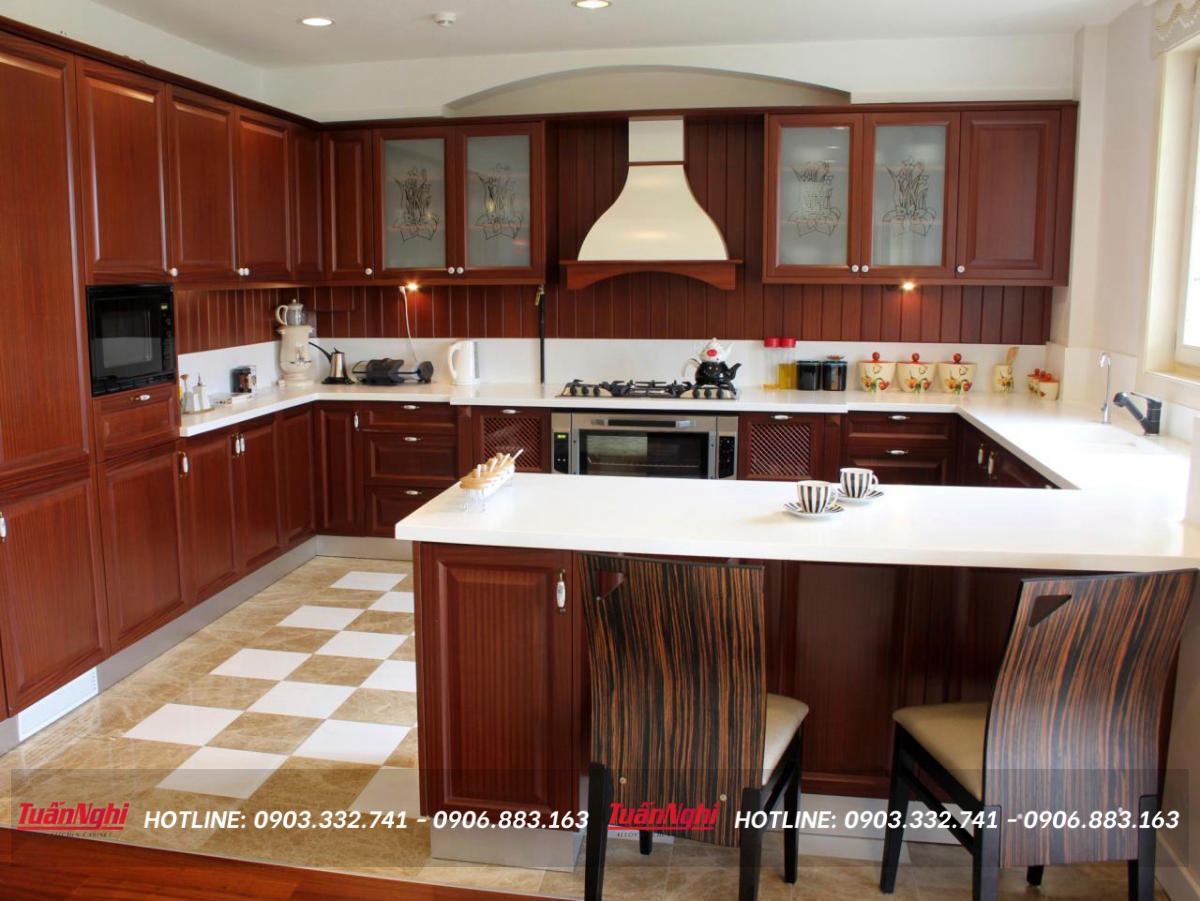 mẫu tủ bếp đơn giản mà đẹp