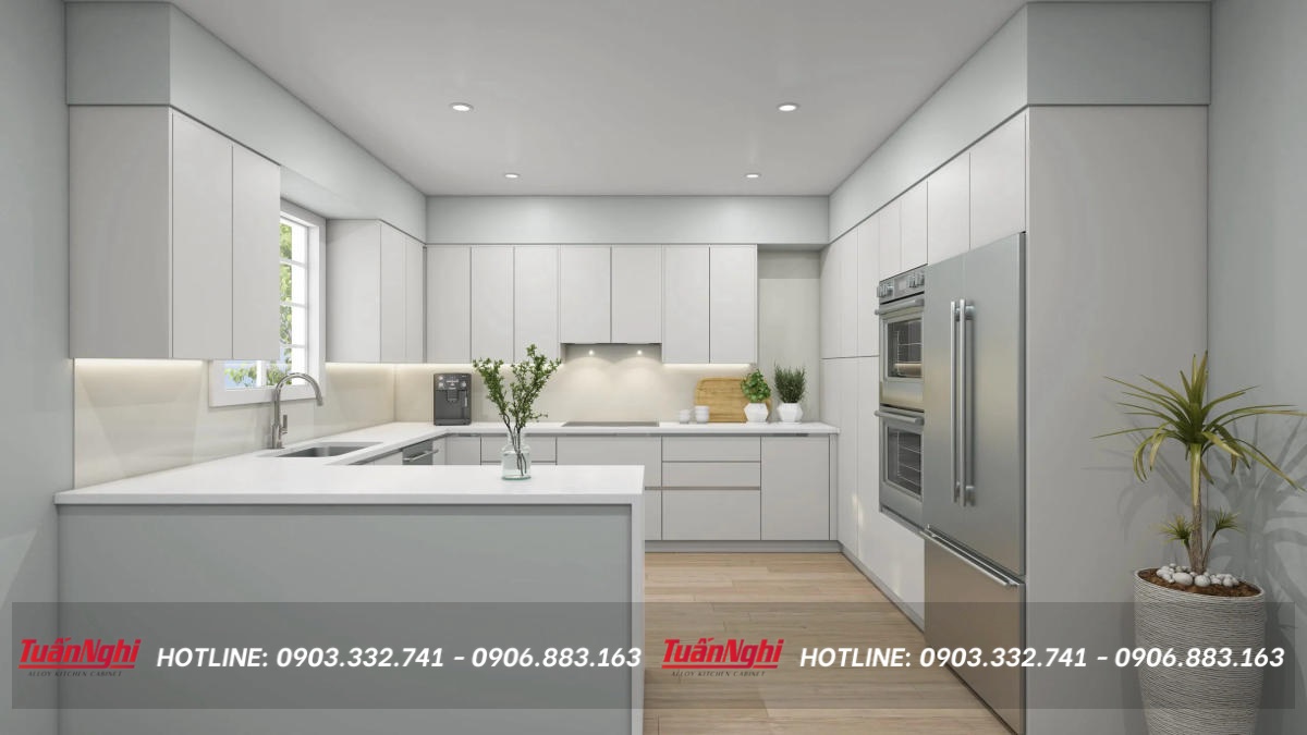 các mẫu tủ bếp đơn giản