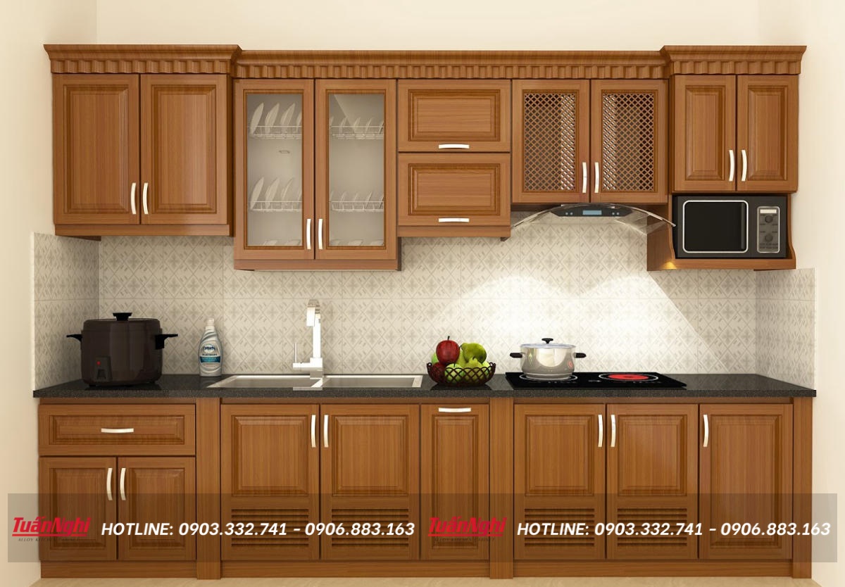 Mẫu tủ bếp đẹp đơn giản