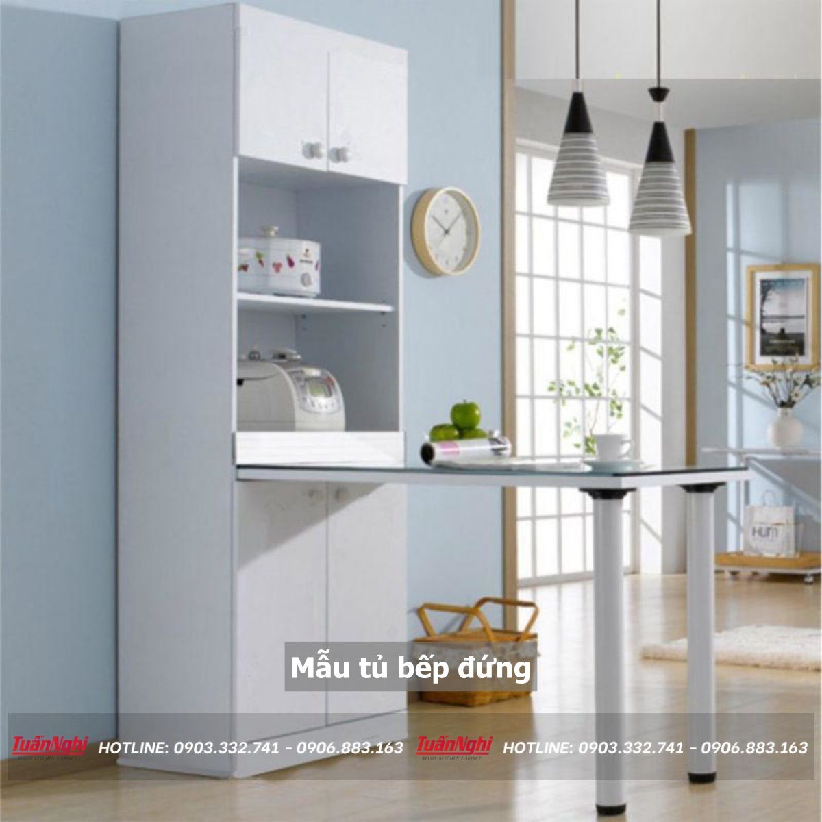 30+ Mẫu Tủ Bếp Đứng Đẹp Được Yêu Thích Nhất 35 mẫu tủ bếp đứng